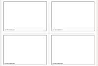 Free Printable Flash Cards Template with regard to Cue Card Template