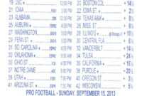 Free Printable Football Parlay Cards That Are Gratifying intended for Football Betting Card Template