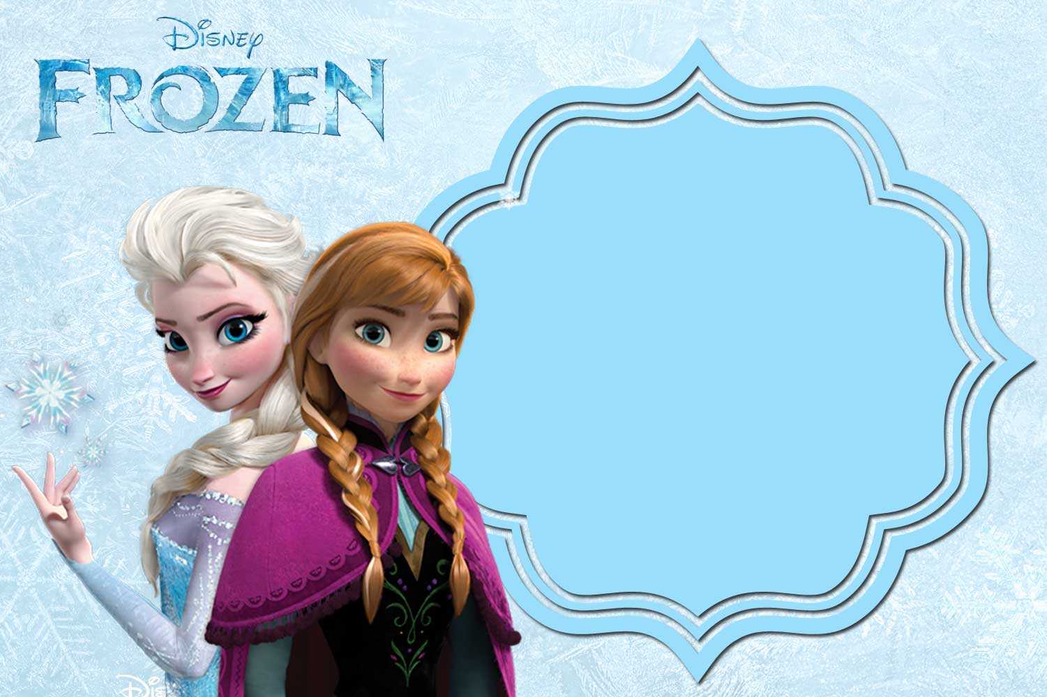 Free Printable Frozen Invitation Templates – Bagvania Intended For Frozen Birthday Card Template