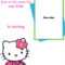 Free Printable Hello Kitty Birthday Invitations – Bagvania Intended For Hello Kitty Birthday Card Template Free