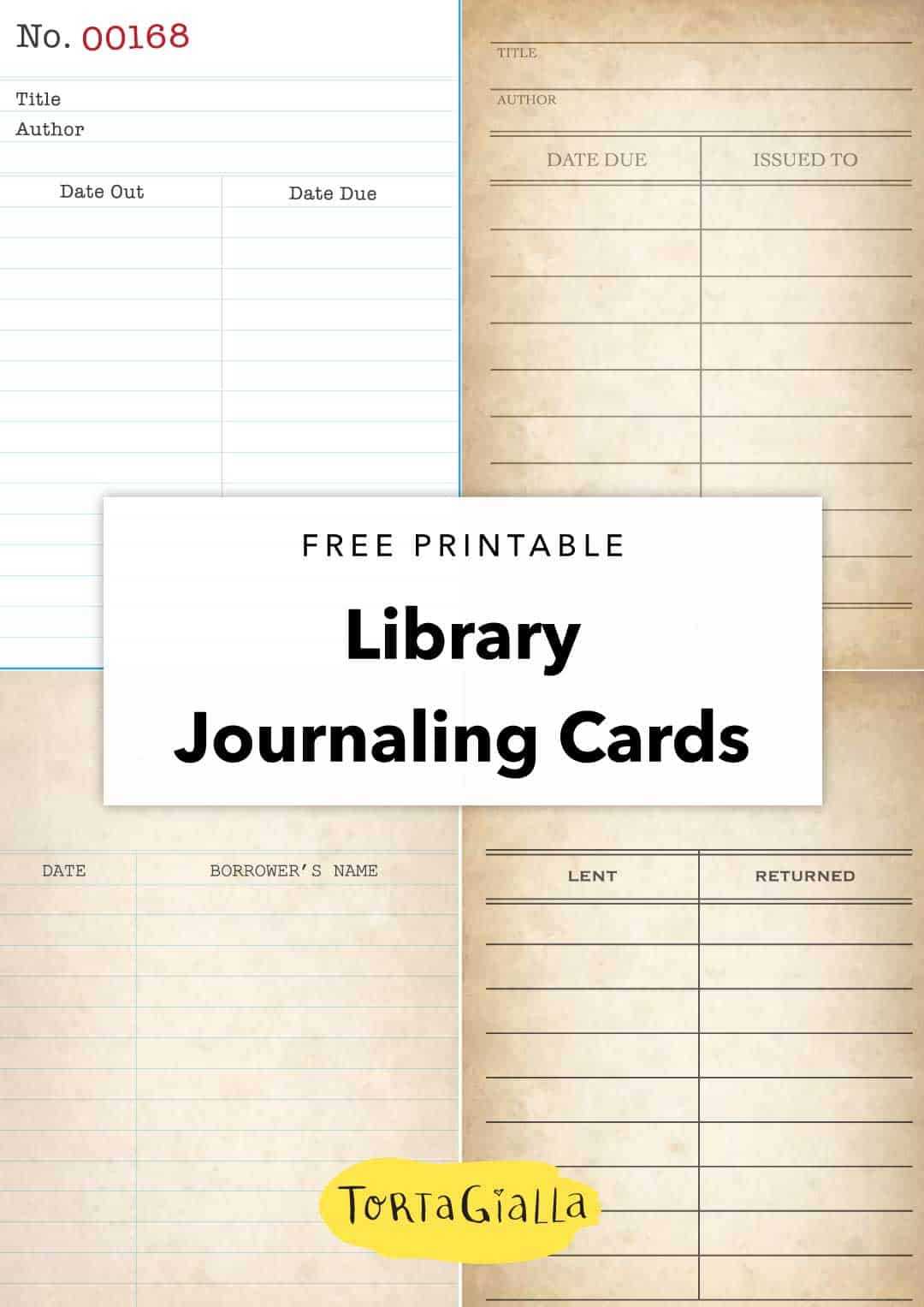 Free Printable Library Card Template | Tortagialla Regarding Library Catalog Card Template