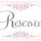 Free Printable Reserved Table Signs Reserved Cards For within Reserved Cards For Tables Templates
