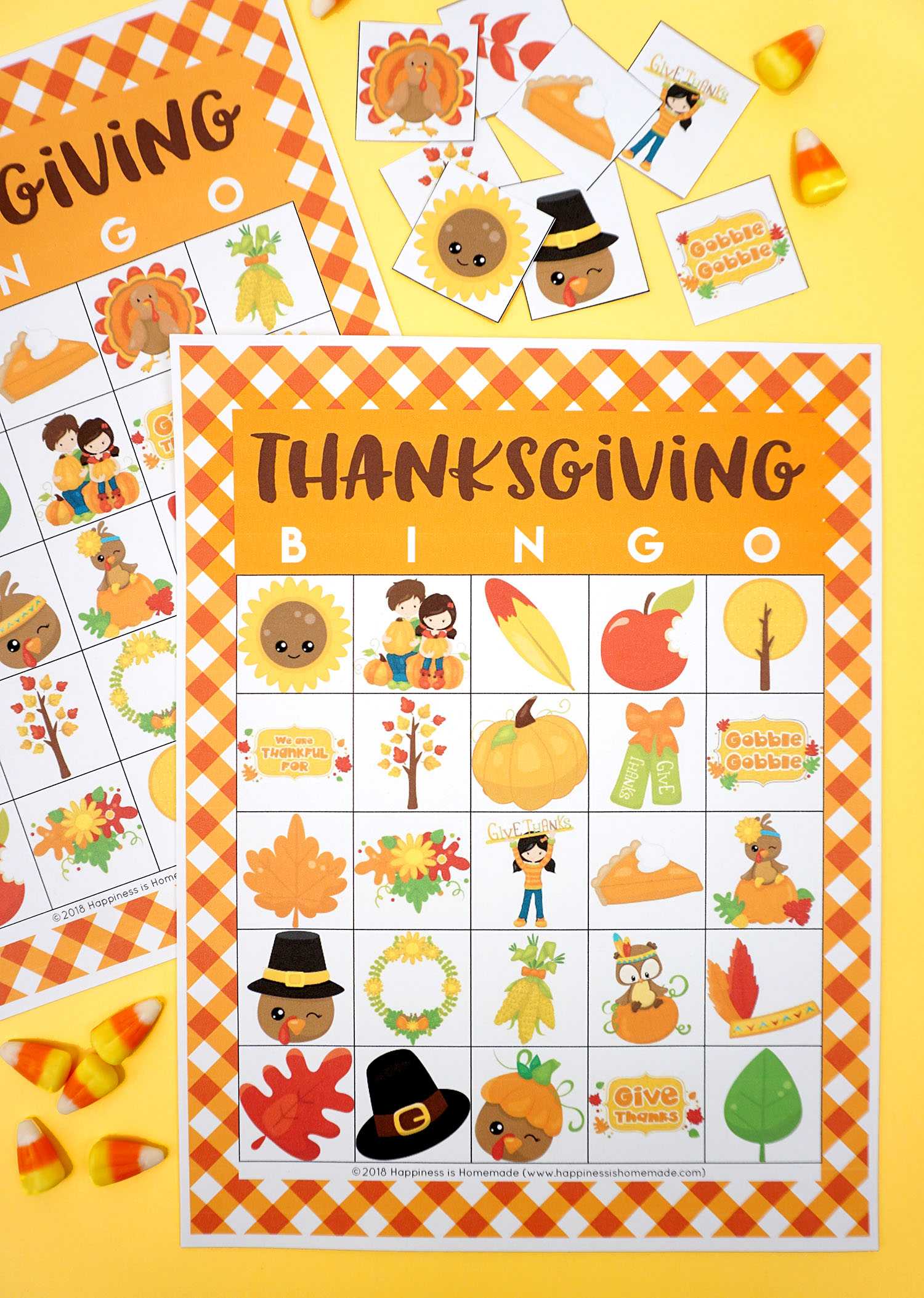 Free Printable Thanksgiving Bingo Cards – Happiness Is Homemade Pertaining To Bingo Card Template Word