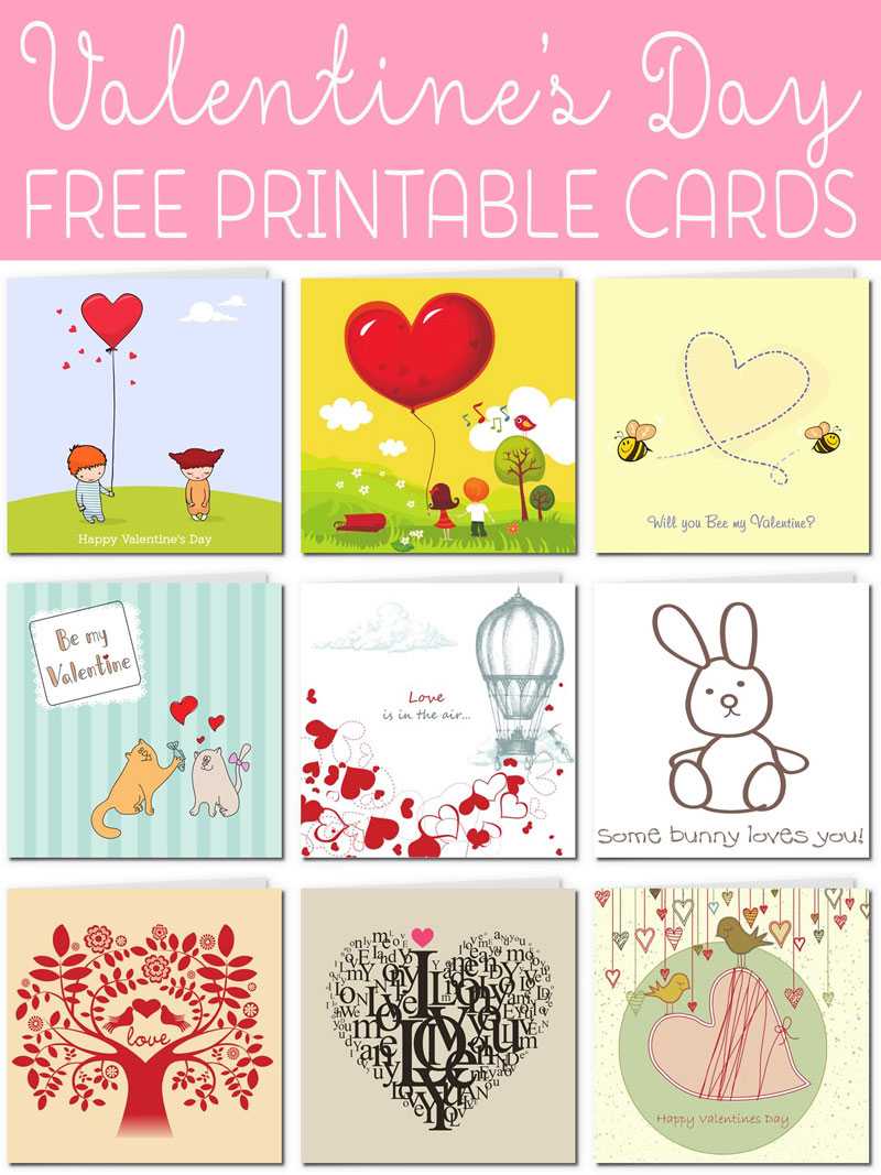 Free Printable Valentine Cards Inside Valentine Card Template Word