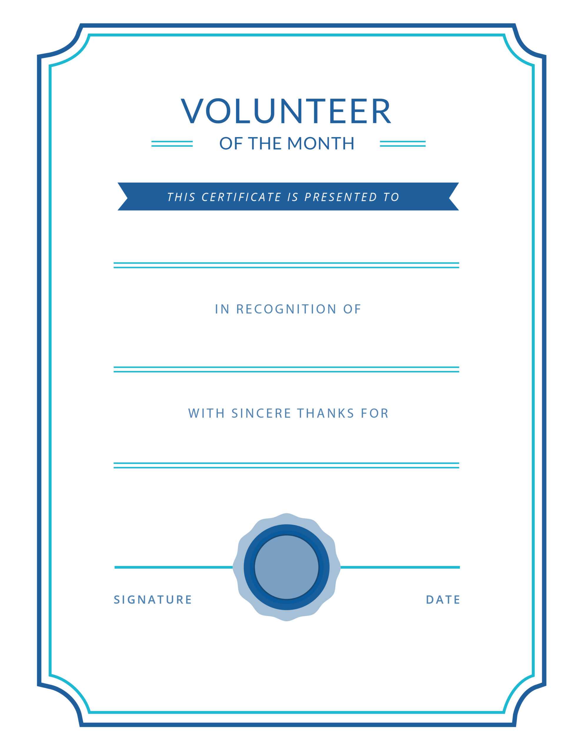 Free Printable Volunteer Appreciation Certificates | Signup Intended For Volunteer Certificate Template