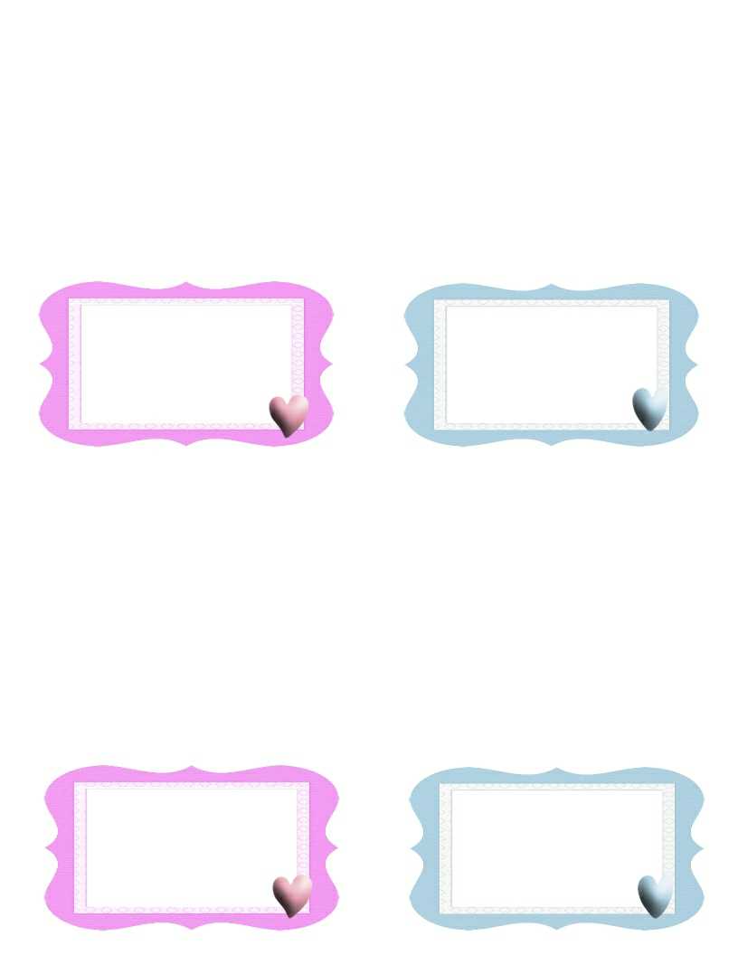 Free Publisher Border Templates, Download Free Clip Art For Microsoft Word Place Card Template