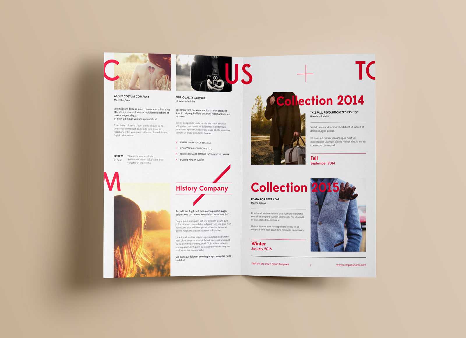 Free Realistic Bi Fold Brochure Mockup Psd - Good Mockups With Regard To Two Fold Brochure Template Psd