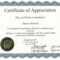 Free Sample Certificates Certificate Of Recognition Template Within Sample Certificate Of Recognition Template