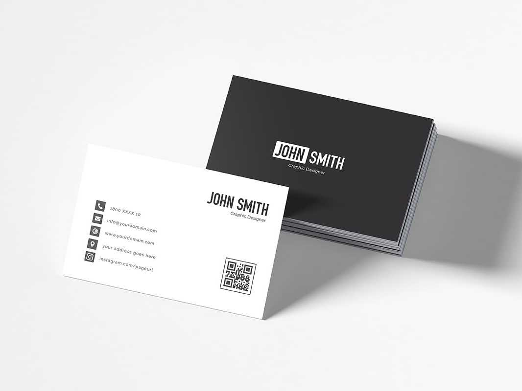 Free Simple Business Card Templatecreativetacos On Dribbble Within Free Bussiness Card Template