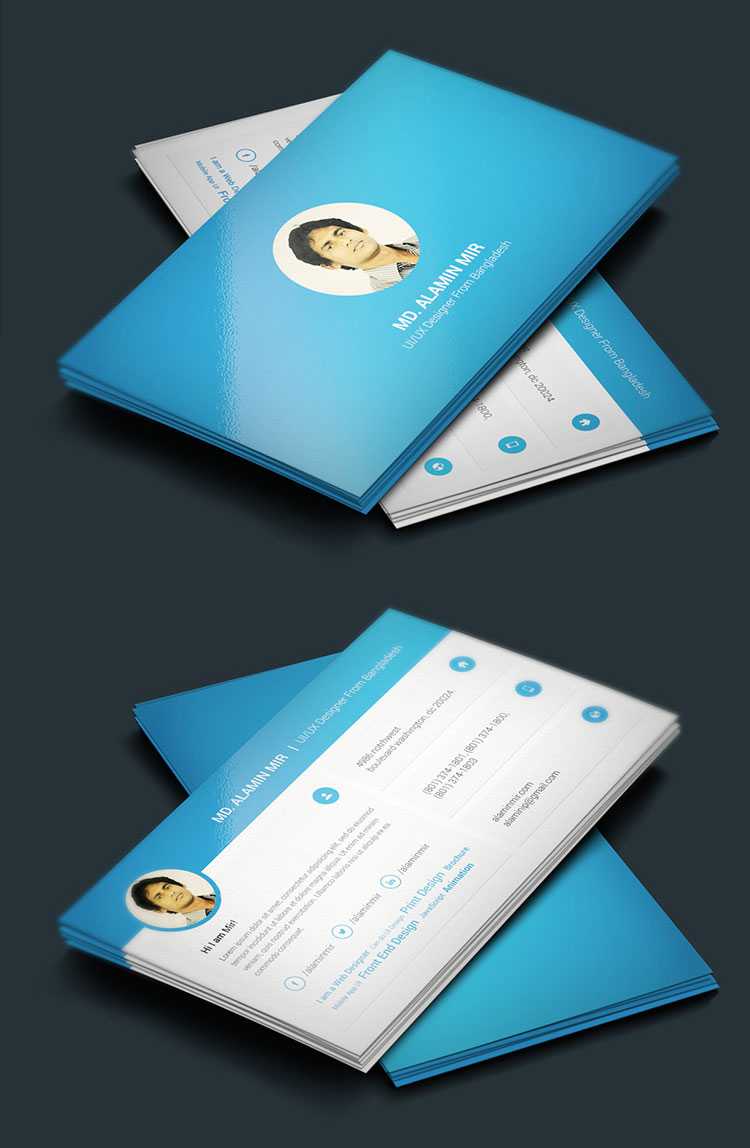 Free Simple Resume, Cover Letter & Business Card Design Intended For Business Card Template Photoshop Cs6