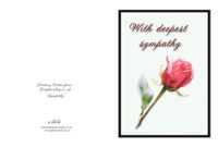 Free Sympathy Cards Templates - Milas.westernscandinavia inside Sorry For Your Loss Card Template