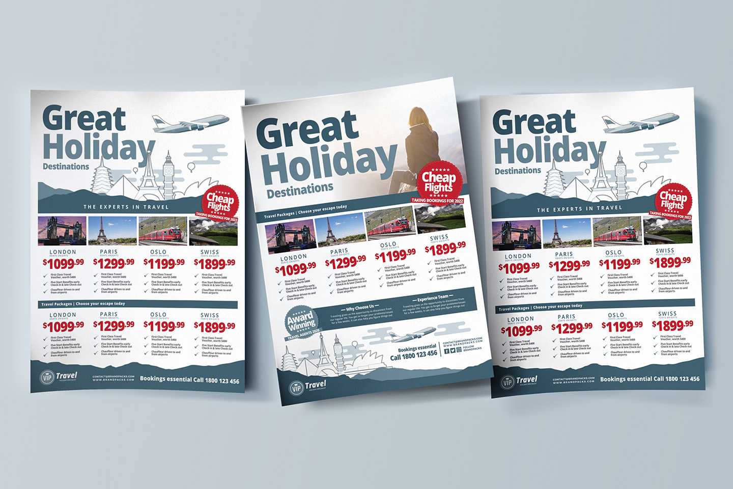 Free Travel Agency Poster & Brochure Template In Psd, Ai Throughout Travel And Tourism Brochure Templates Free
