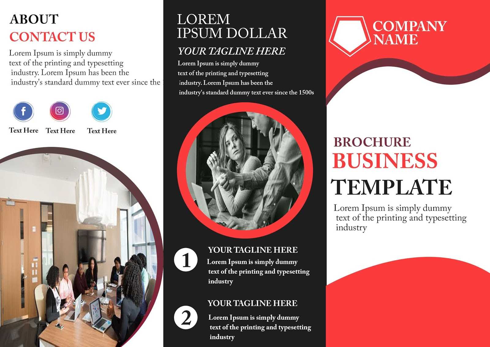 Free Tri Fold Brochure Template – Download Free Tri Fold With Regard To 3 Fold Brochure Template Free