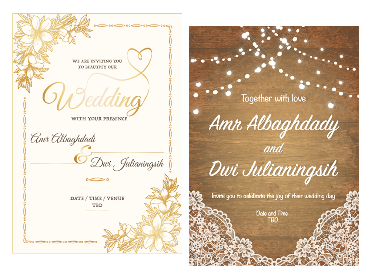 Free Wedding Cards Templateskj On Dribbble Regarding Adobe Illustrator Card Template