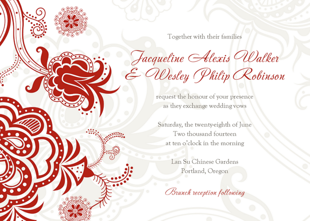 Free Wedding Invitation Card Template – Oosile Regarding Free E Wedding Invitation Card Templates