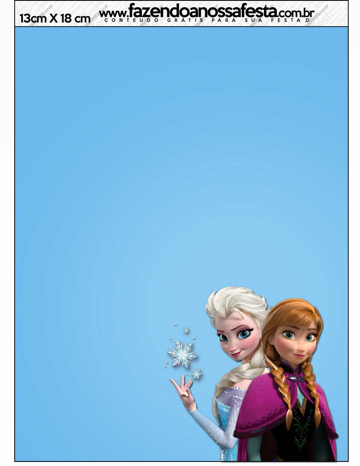 Frozen: Free Printable Cards Or Party Invitations. – Oh My In Frozen Birthday Card Template