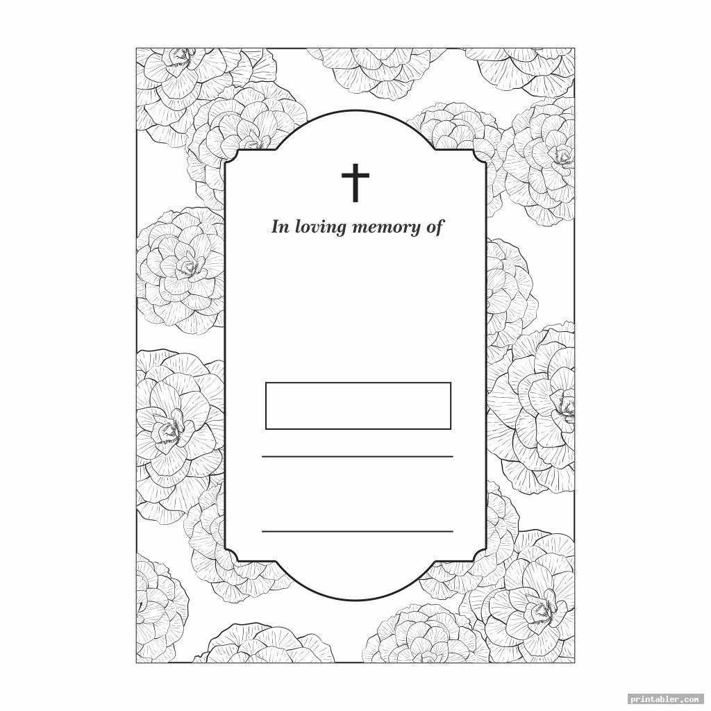 Funeral Memory Cards Templates Printable – Printabler Inside In Memory Cards Templates