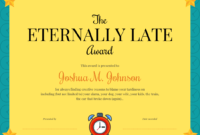 Funny Certificate Template for Funny Certificate Templates