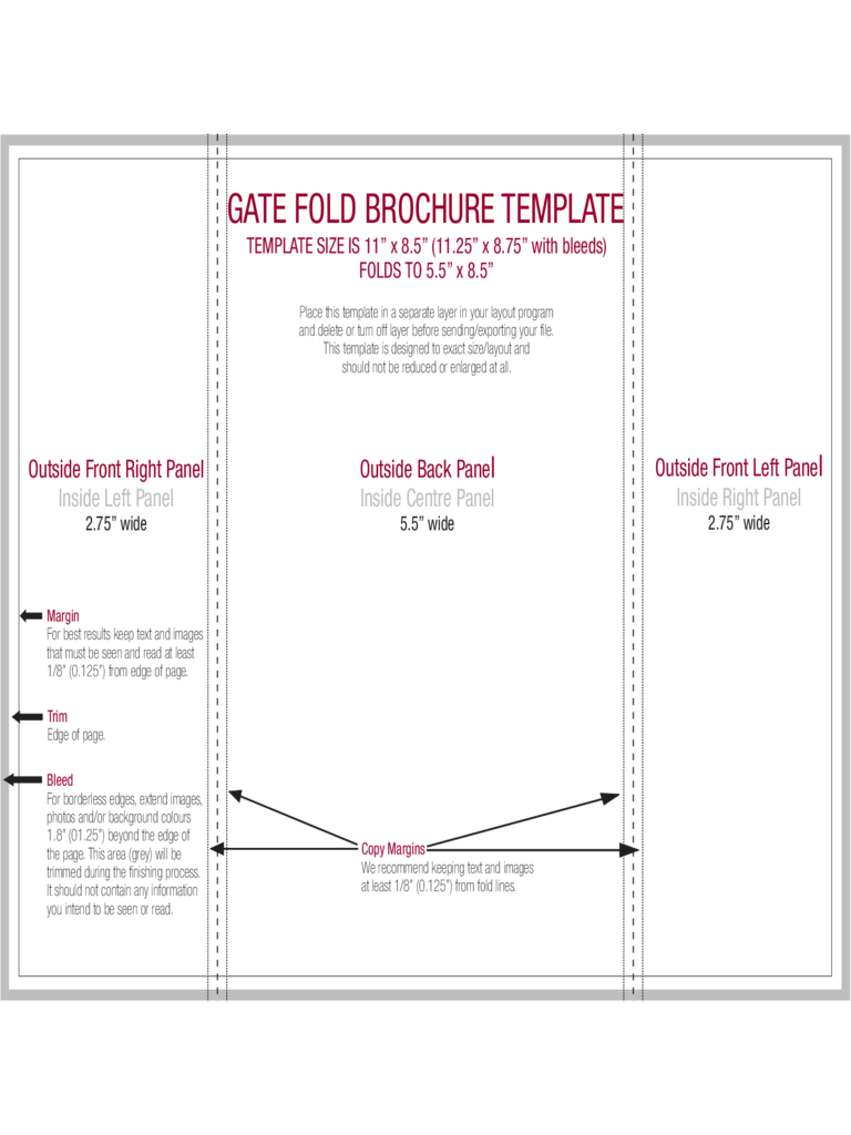 Gate Fold Brochure Template – 6 Free Templates In Pdf, Word Throughout 6 Panel Brochure Template