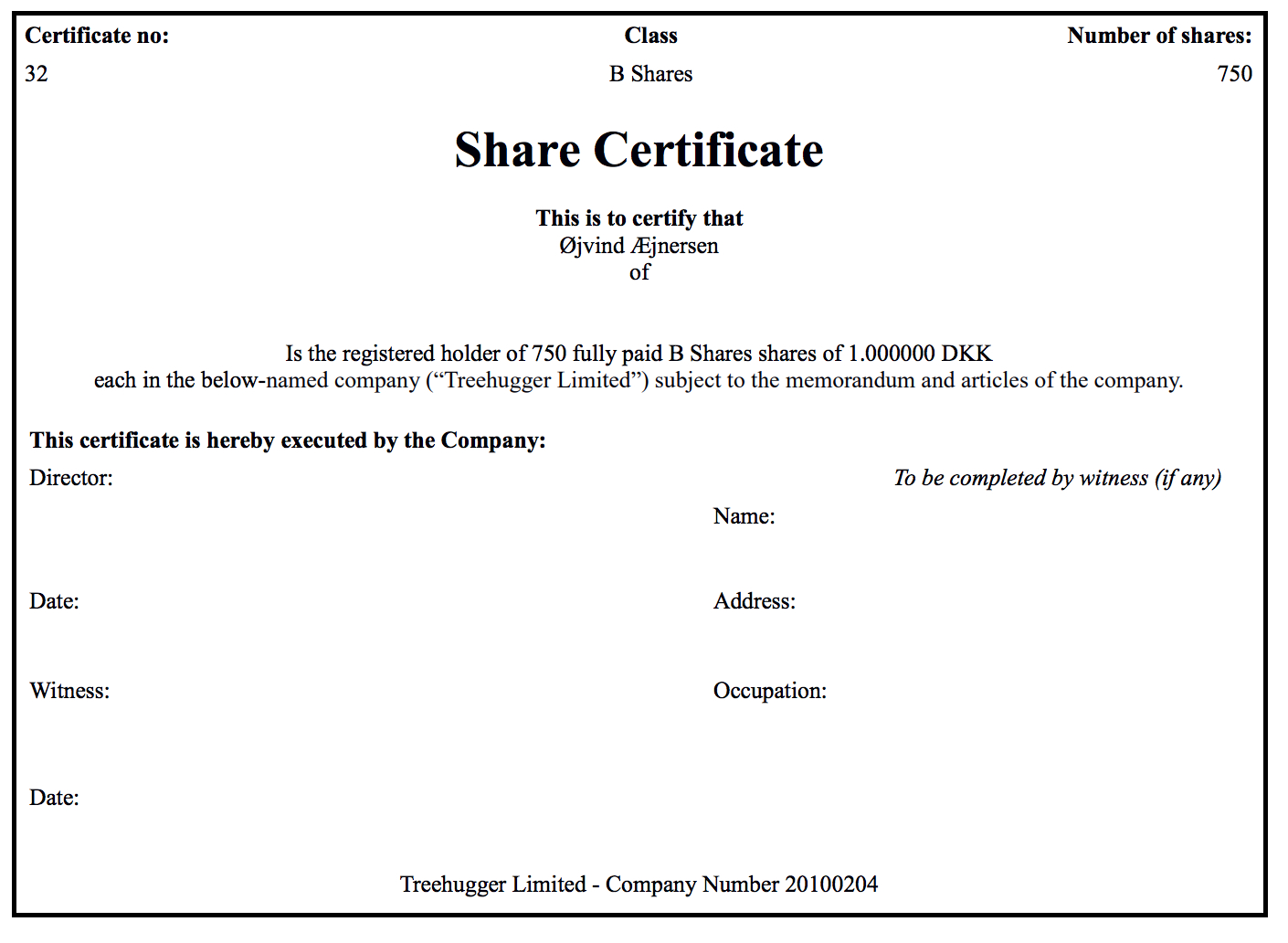 Generating Share Certificates On Capdesk With Regard To Template Of Share Certificate