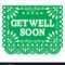 Get Well Soon Papel Picado Greeting Card Inside Get Well Card Template