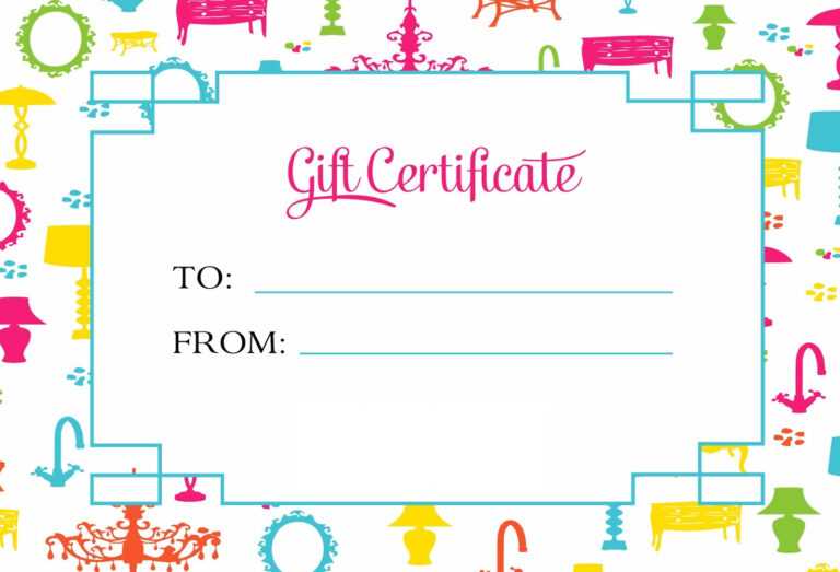 Gift Certificate Template For Kids Blanks | Loving Printable for Kids