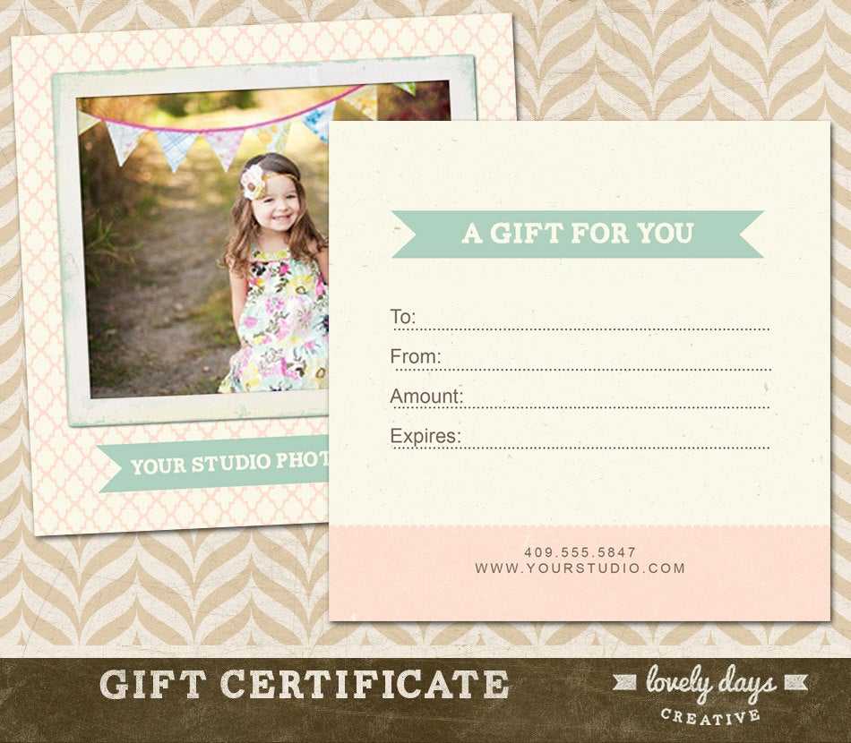 Gift Certificate Template Photoshop | Sample Customer Pertaining To Free Photography Gift Certificate Template