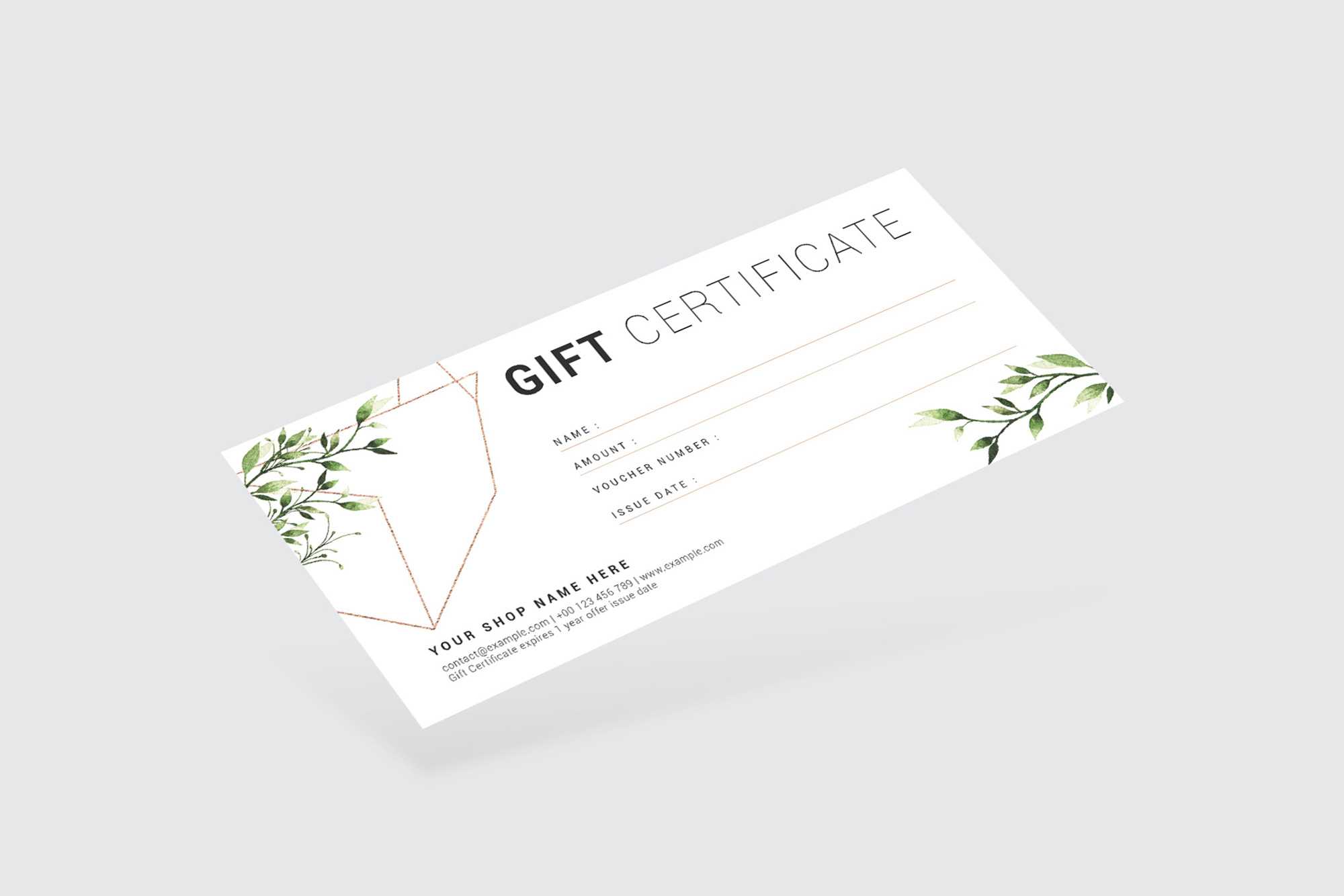 Gift Certificate Template Regarding Indesign Gift Certificate Template