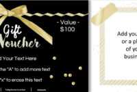 Gift Vouchers throughout Custom Gift Certificate Template