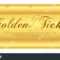Golden Ticket Gift Certificate Gift Voucher | The Arts Inside Certificate Scroll Template