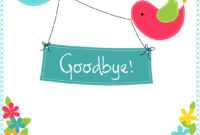 Goodbye From Your Colleagues - Good Luck Card (Free in Good Luck Card Template