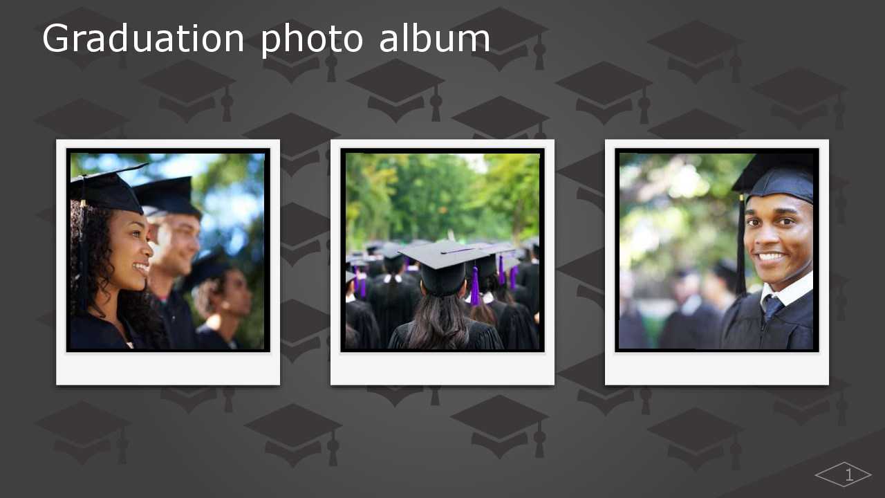 Graduation Photo Album Powerpoint In Powerpoint Photo Album Template