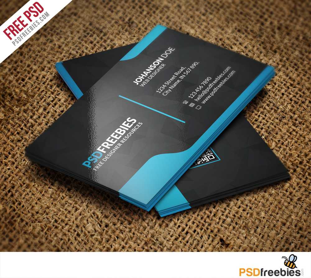 Graphic Designer Business Card Template Free Psd In Calling Card Psd Template