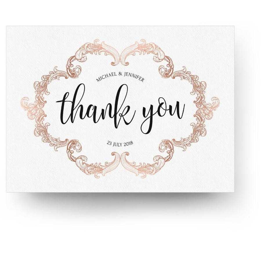 Guide] What To Say In Wedding Thank You Cards Inside Template For Wedding Thank You Cards