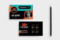 Gym / Fitness Membership Card Template In Psd, Ai &amp; Vector within Gym Membership Card Template