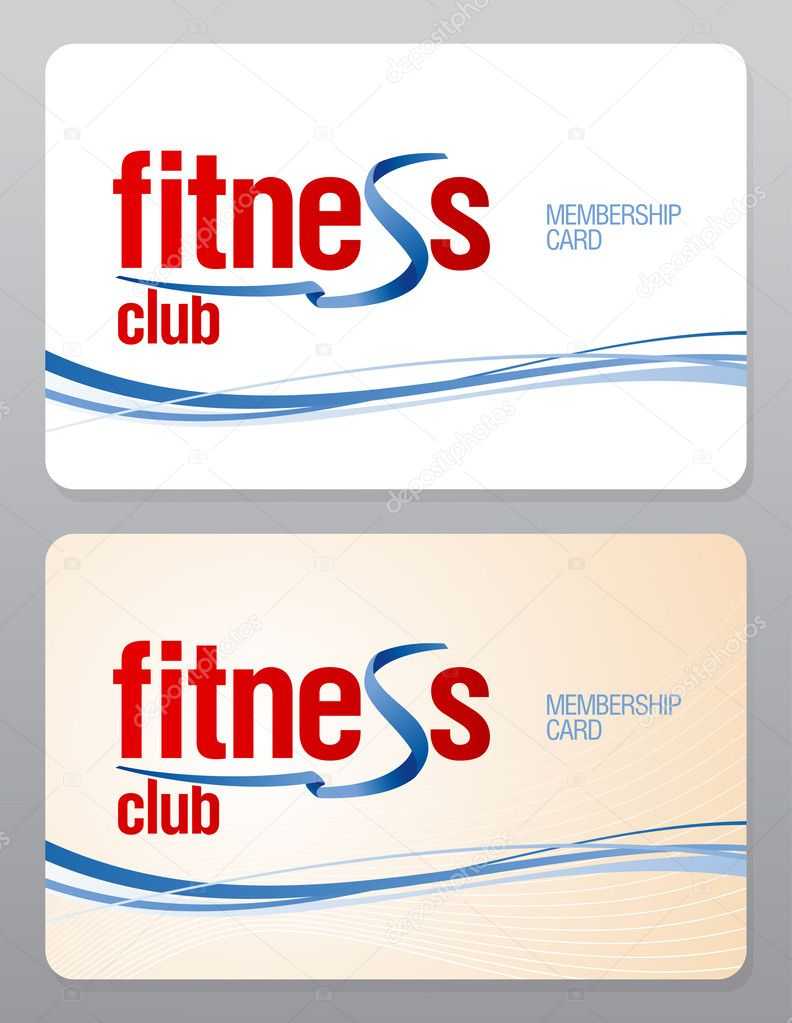 Gym Membership Card Template | Fitness Club Membership Card Inside Gym Membership Card Template