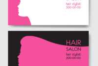 Hair Salon Business Card Templates With Beautiful regarding Hair Salon Business Card Template