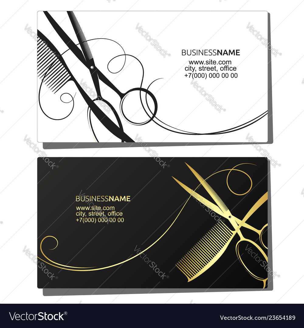 Hairdresser Beauty Salon Business Card Throughout Hairdresser Business Card Templates Free