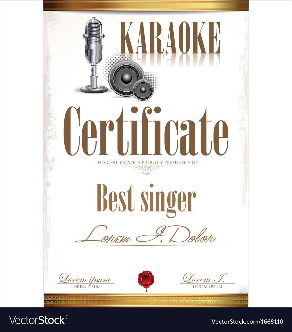 Halloween Certificate Template ] – Karaoke Certificate Inside Halloween Certificate Template