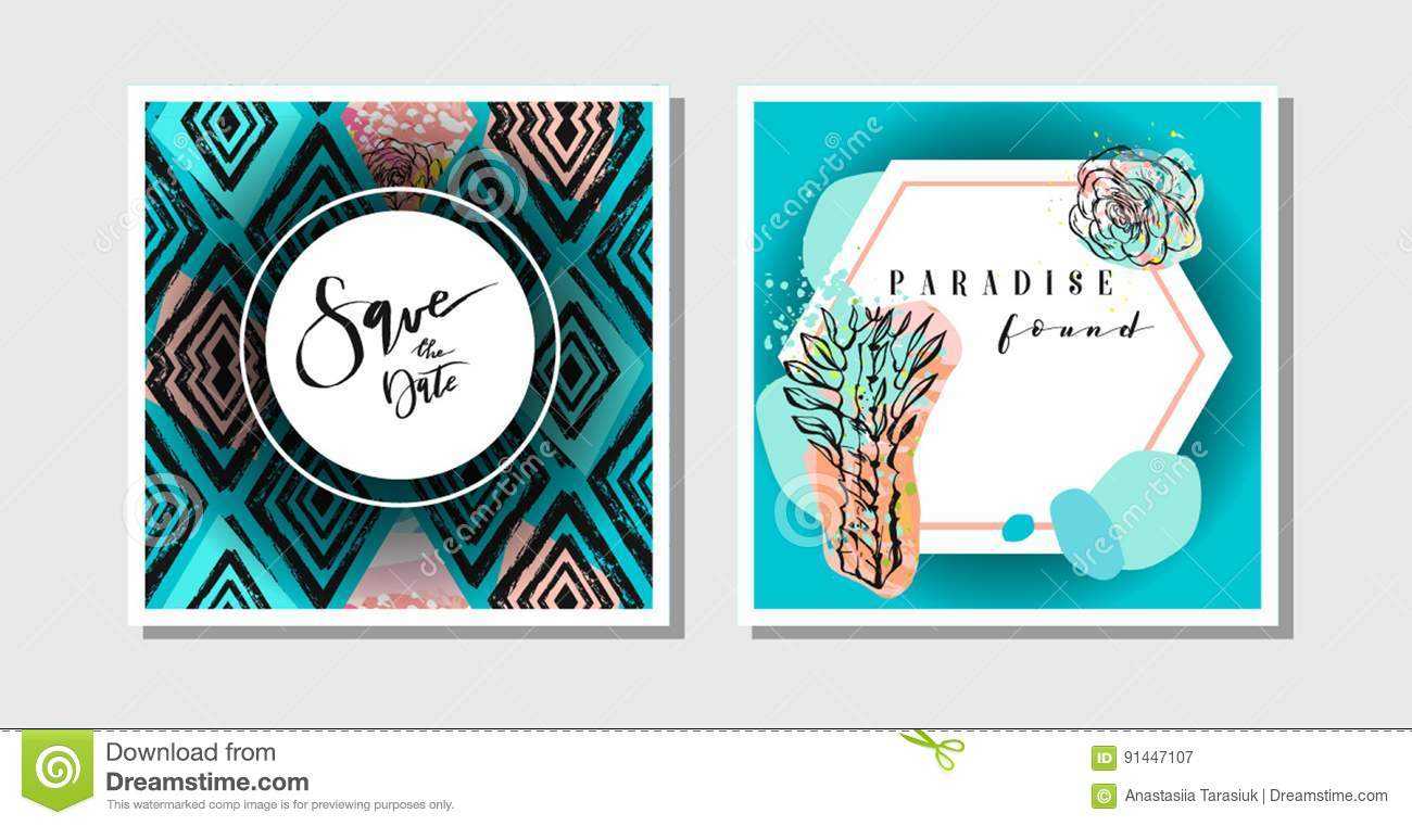 Hand Drawn Vector Abstract Creative Collage Freehand Intended For Birthday Card Collage Template
