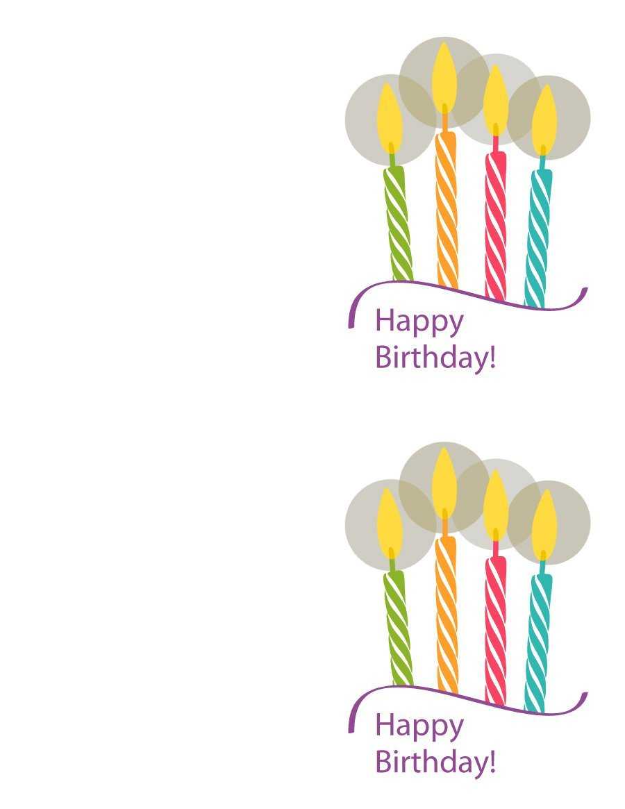 Happy Birthday Card Printable Template – Milas Throughout Mom Birthday Card Template