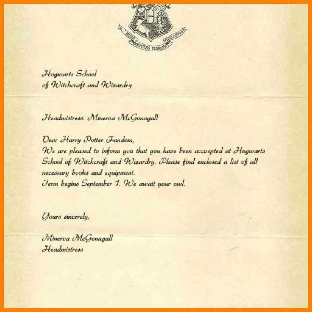 Harry Potter Letter Template – Milas.westernscandinavia Regarding Harry Potter Certificate Template