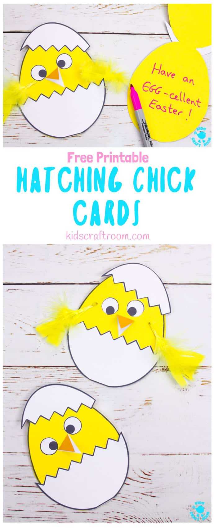 Hatching Chick Easter Card Craft – Kids Craft Room Throughout Easter Chick Card Template