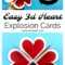 Heart Pop Up Valentine Card – Red Ted Art Regarding Heart Pop Up Card Template Free