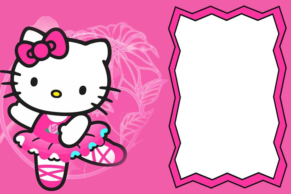 Hello Kitty Free Printable Invitation Templates With Regard To Hello Kitty Birthday Card Template Free