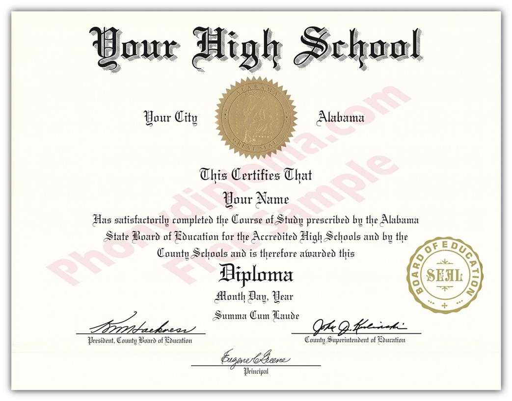 High School Diploma For Sale – Milas.westernscandinavia With Regard To Ged Certificate Template