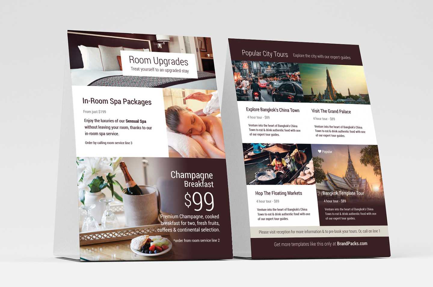 Hotel Flyer Templates V2 - Psd, Ai & Vector - Brandpacks Inside Hotel Brochure Design Templates