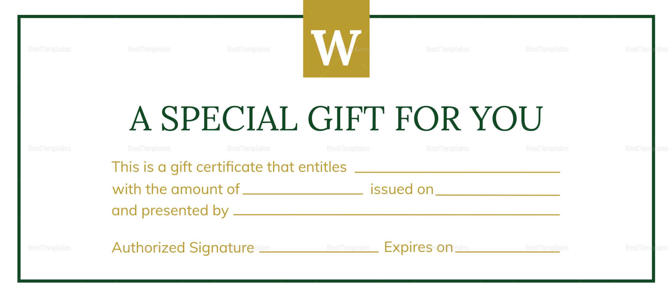 Hotel Gift Certificate Template Pertaining To Indesign Gift Certificate Template