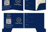 Hotel Key Card Holder Folder Package Template inside Hotel Key Card Template