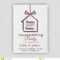 Housewarming Party Invitation Card Design. Stock Pertaining To Free Housewarming Invitation Card Template